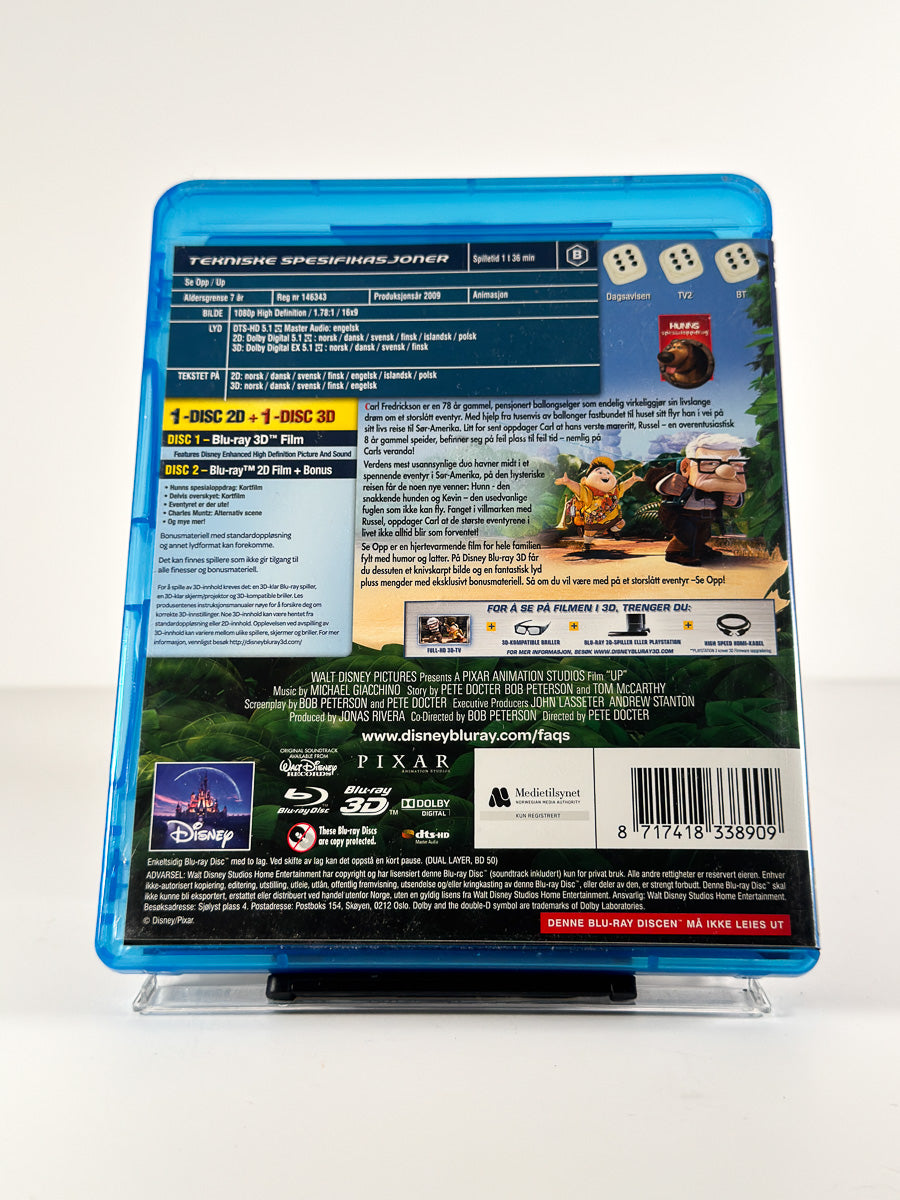 Bakside av cover til Se opp på Blu-ray