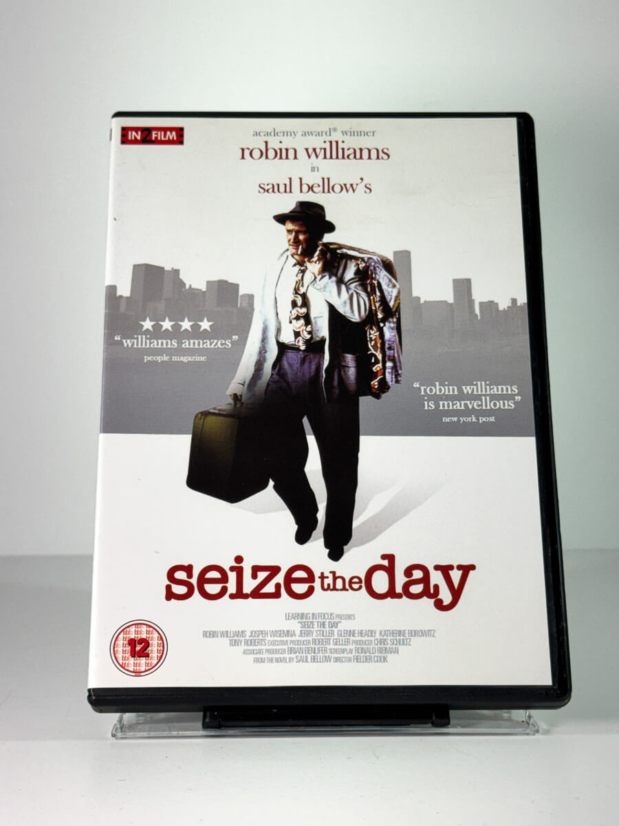 Forside av cover til Seize the Day, brukt DVD hos Brukbar Film