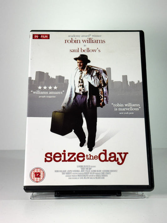 Forside av cover til Seize the Day, brukt DVD hos Brukbar Film