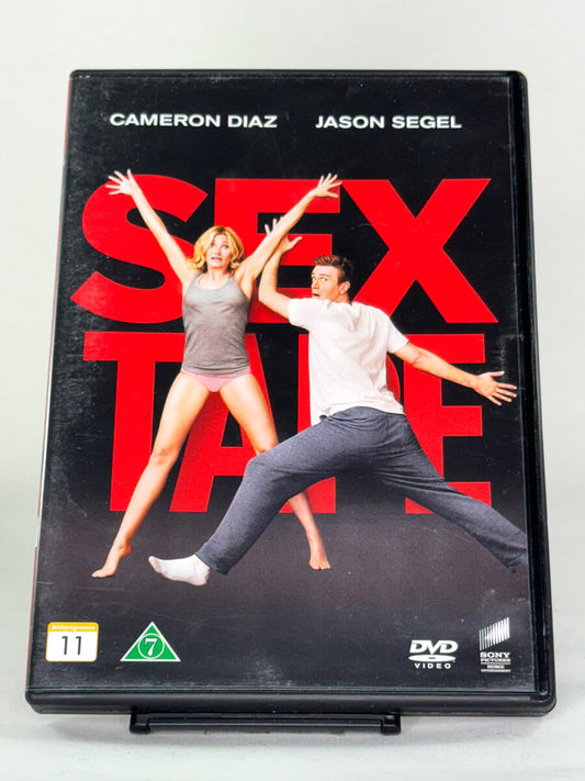 Brukt DVD-film Sex Tape – forsidebilde av originalt filmcover, kjøp originale brukte DVD og Blu-ray filmer og serier hos nettbutikken Brukbar Film