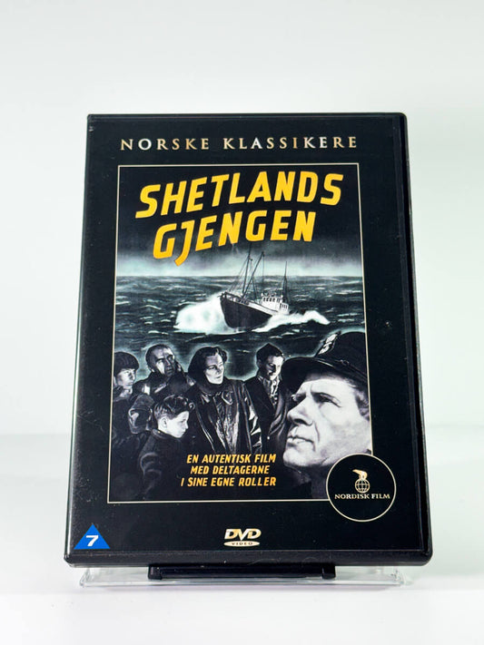 Forside av cover til Shetlandsgjengen, brukt DVD hos Brukbar Film