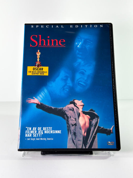 Forside av cover til Shine, bruktfilm hos nettbutikken Brukbar Film