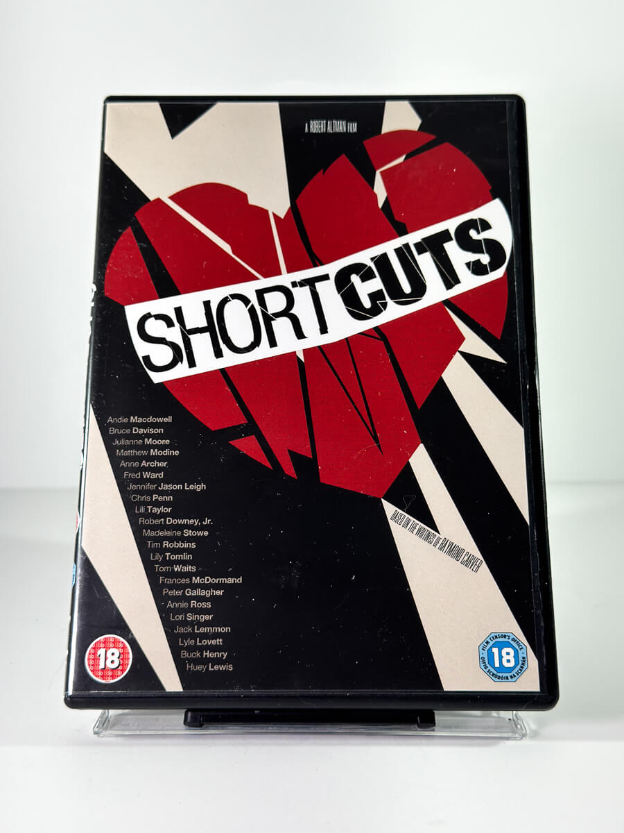Forside av cover til Short Cuts på DVD hos Brukbar Film