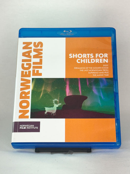 Forside av Blu-ray-cover til Shorts for Children – brukt kortfilmsamling for barn på Blu-ray, kjøp hos Brukbar Film