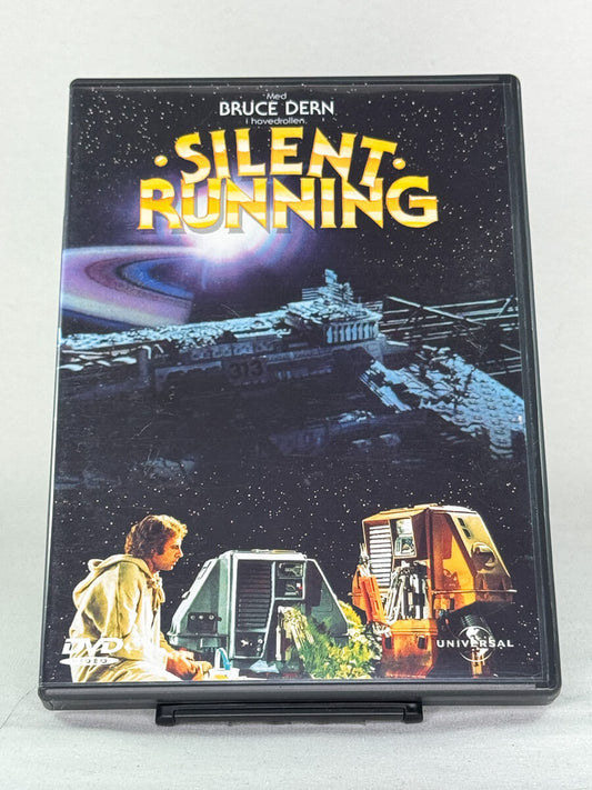 Forside av DVD-cover til sci-fi-filmen Silent Running med Bruce Dern i hovedrollen, brukt DVD hos Brukbar Film