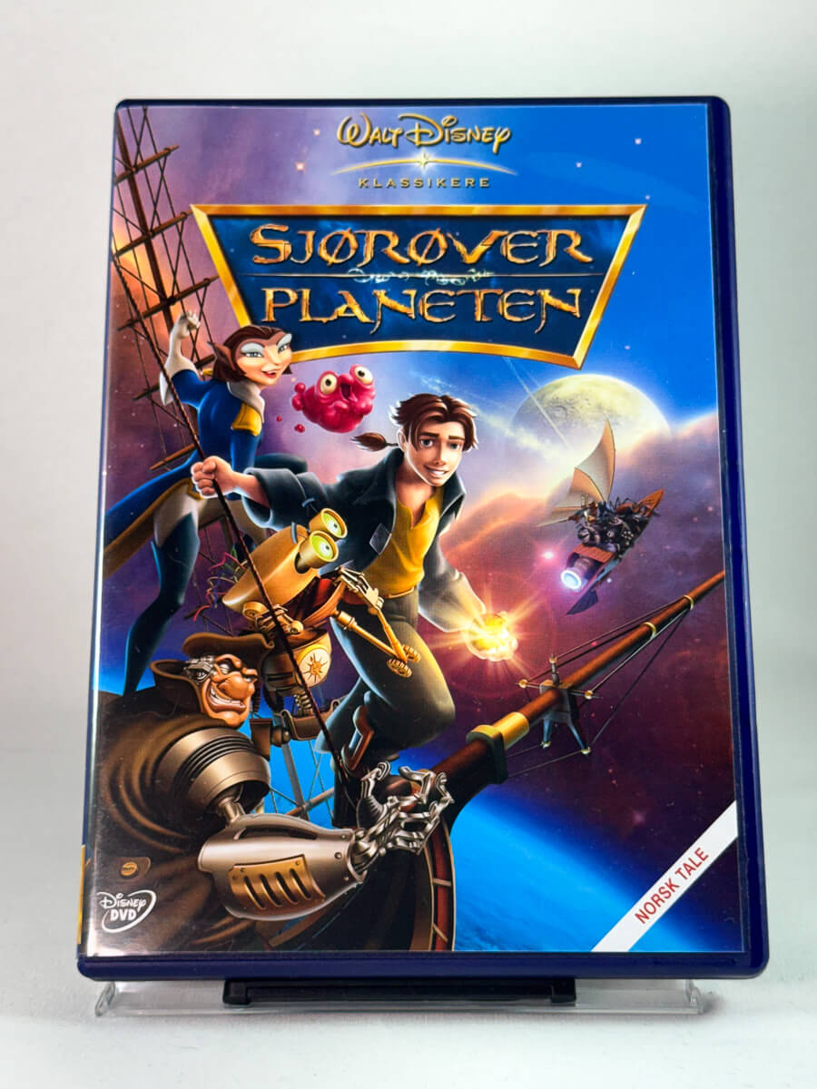 Forside av DVD-cover til Sjørøverplaneten, brukt DVD-film hos Brukbar Film.
