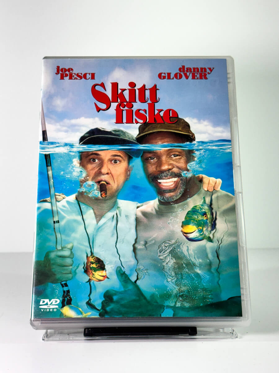 Forside av cover til skitt fiske, brukt DVD hos Brukbar Film