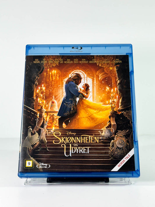Forside av cover til Skjønnheten og Udyret på Blu-ray