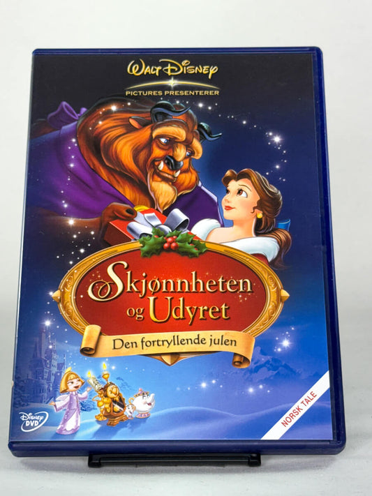 DVD-forside til filmen Skjønnheten og Udyret - Den fortryllende julen
Originalt cover brukt for produktbilde i nettbutikken Brukbar Film