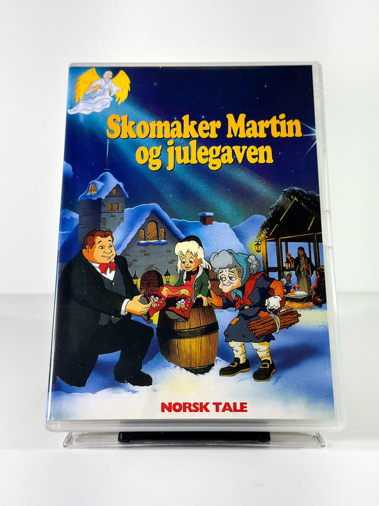 Forside av cover til Skomaker Martin og julegaven på DVD hos Brukbar Film