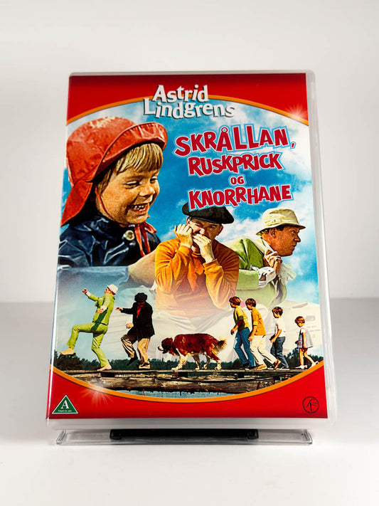 Forside av cover til Skrållan, Ruskprick og Knorrhane på DVD