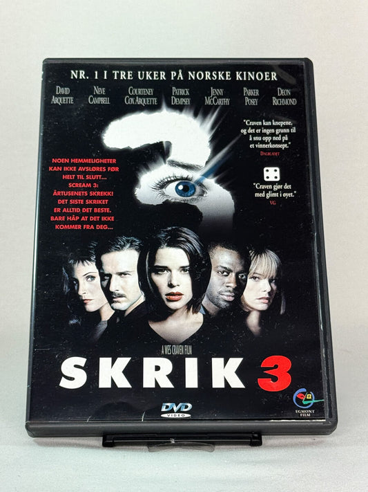 DVD-cover-forside til filmen Skrik 3 – Brukt DVD fra nettbutikken Brukbar Film
skrik-3-dvd-cover-bakside