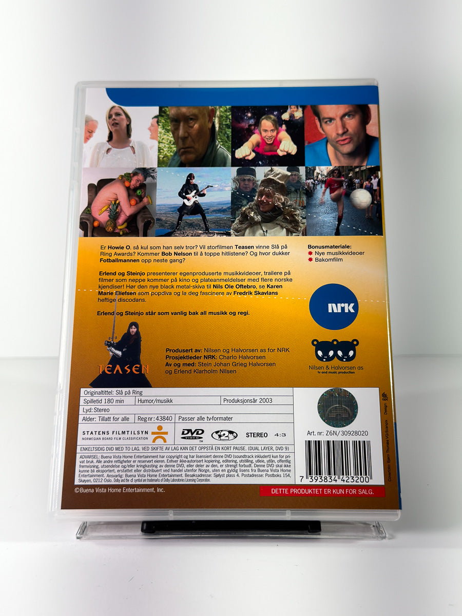 Bakside av cover til Slå på Ring 2003 på DVD