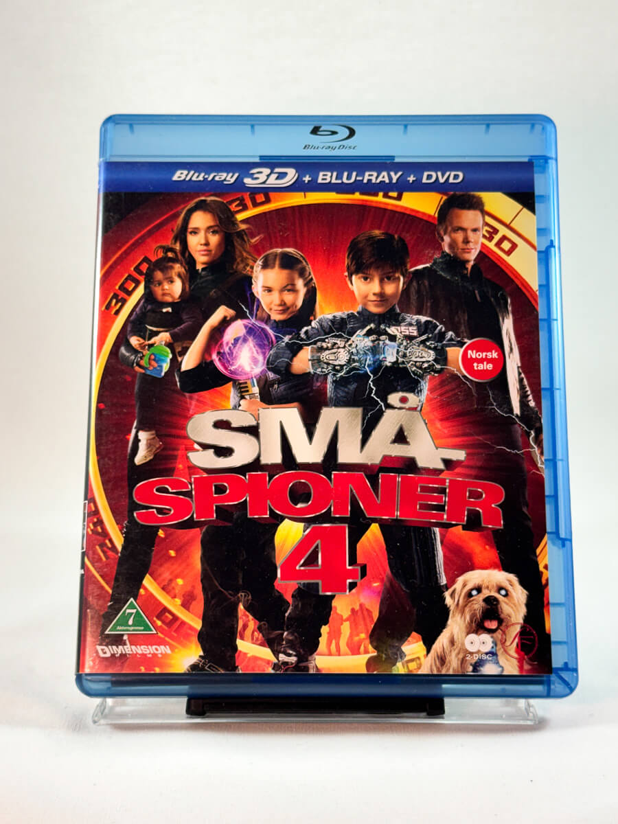 Forside av cover til Småspioner 4, brukt Blu-ray hos Brukbar Film