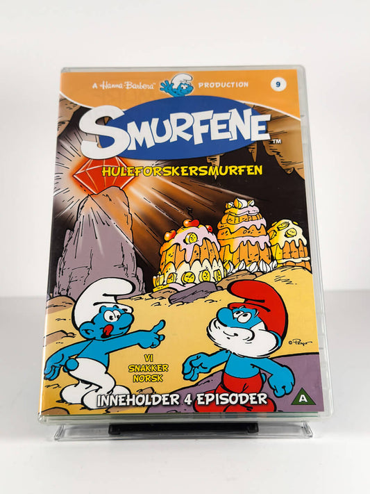 Forside av cover til Smurfene – Huleforskersmurfen på DVD