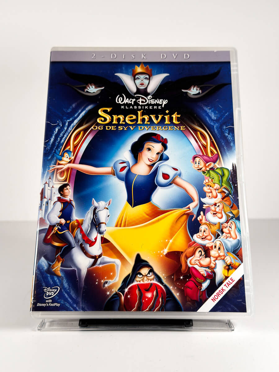 Forside av cover til Snehvit og de syv dvergene på DVD