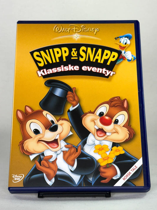 DVD-forside til filmen Snipp & Snapp: Klassiske eventyr
Originalt cover brukt for produktbilde i nettbutikken Brukbar Film