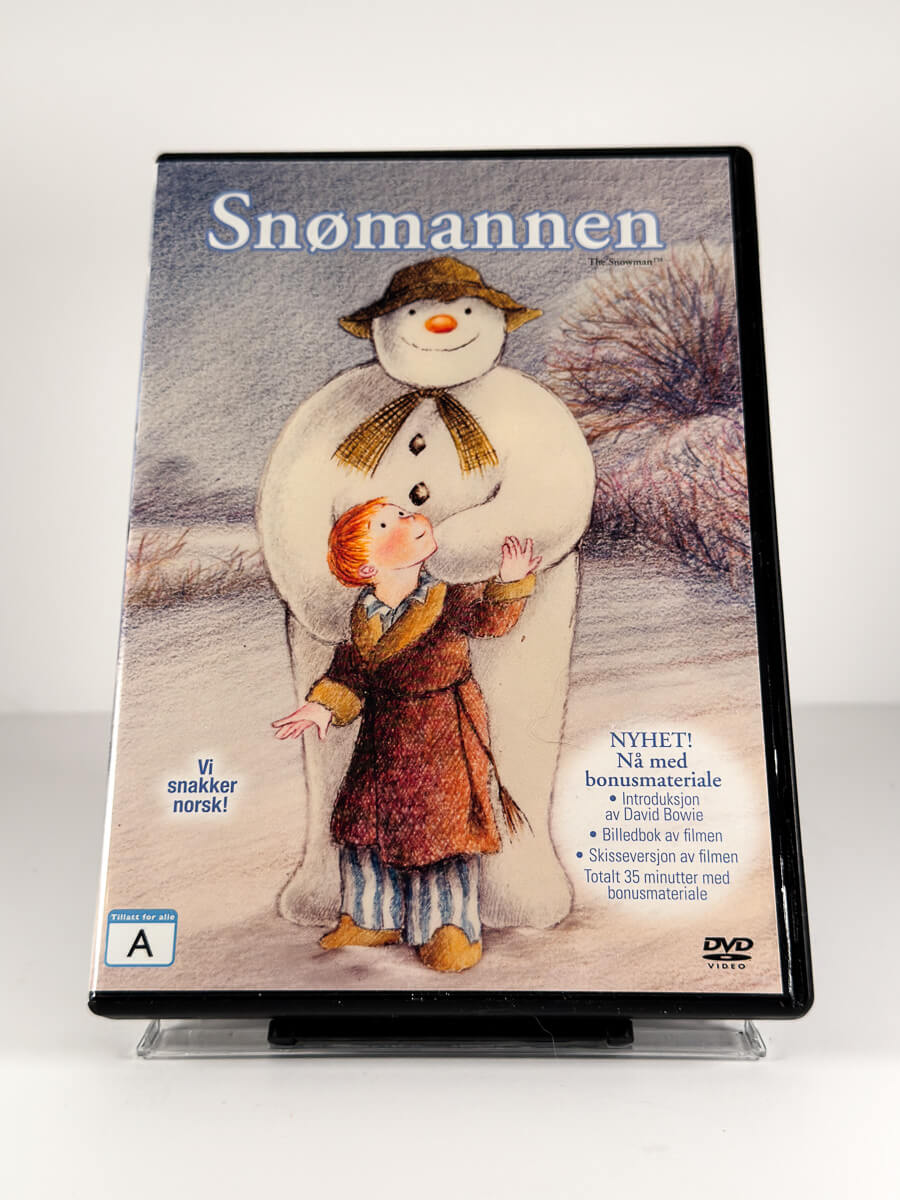 Forside av cover til Snømannen på DVD