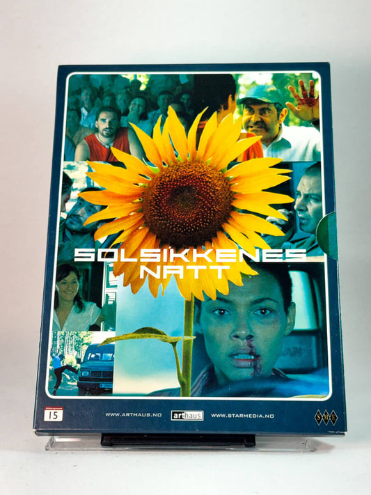 Forside av cover til Solsikkens natt, brukt original DVD hos Brukbar Film