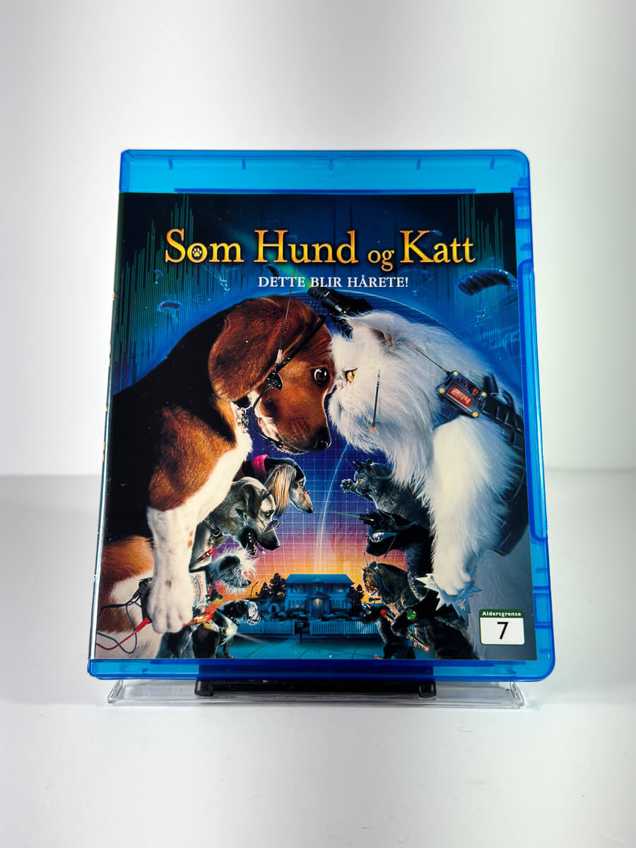 Forside av cover til Som Hund og Katt på Blu-ray