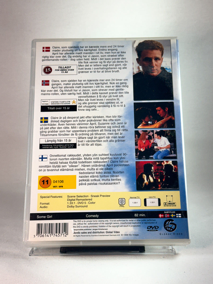 Bakside av cover til Some Girl, bruktfilm hos nettbutikken Brukbar Film
