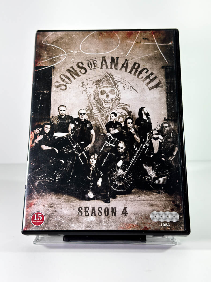 Forside av cover til Sons of Anarchy – Season 4 på DVD