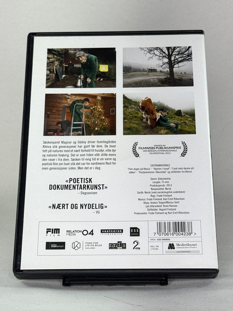 Bakside av DVD-cover til Søsken til evig tid – brukt dokumentar på DVD, original utgave fra Brukbar Film