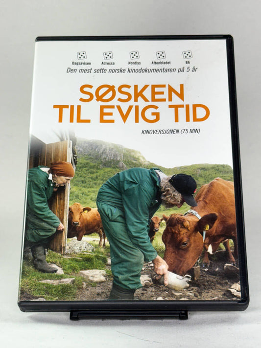 Forside av DVD-cover til Søsken til evig tid – brukt norsk dokumentarfilm på DVD, kjøp hos Brukbar Film