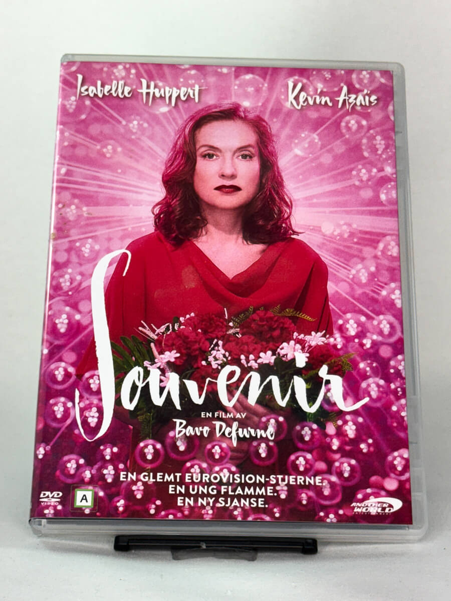 Forside av DVD-cover til Souvenir, bruktfilm hos nettbutikken Brukbar Film