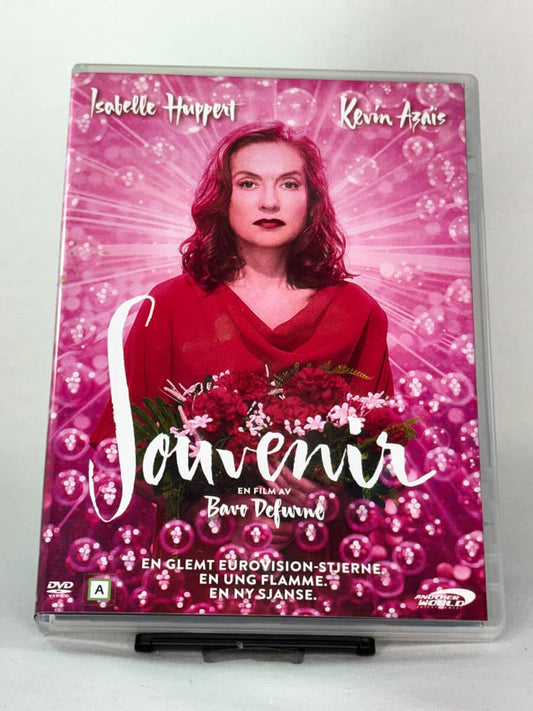 Forside av DVD-cover til Souvenir, bruktfilm hos nettbutikken Brukbar Film