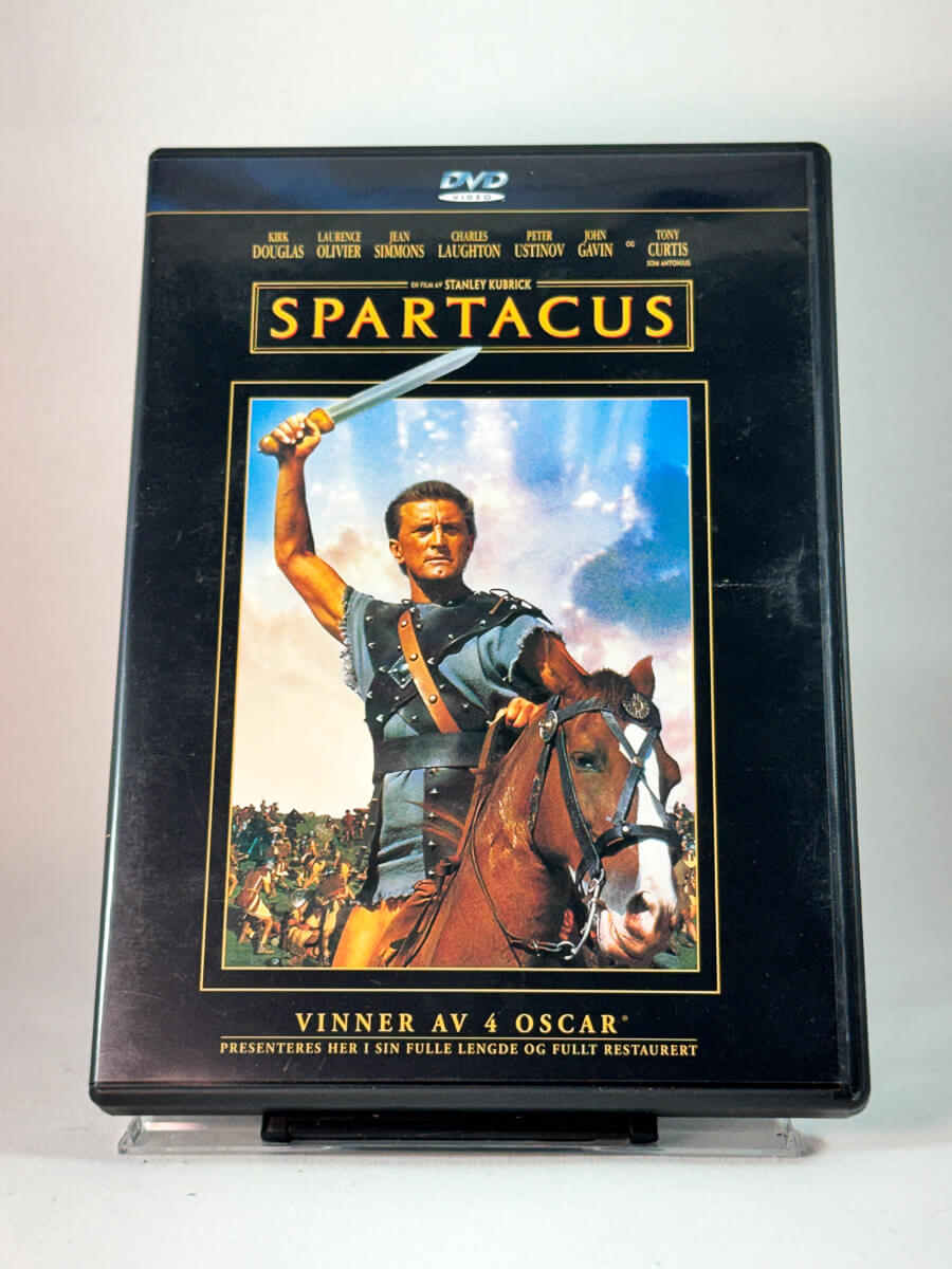 Forside av cover til Spartacus, brukt DVD hos Brukbar Film