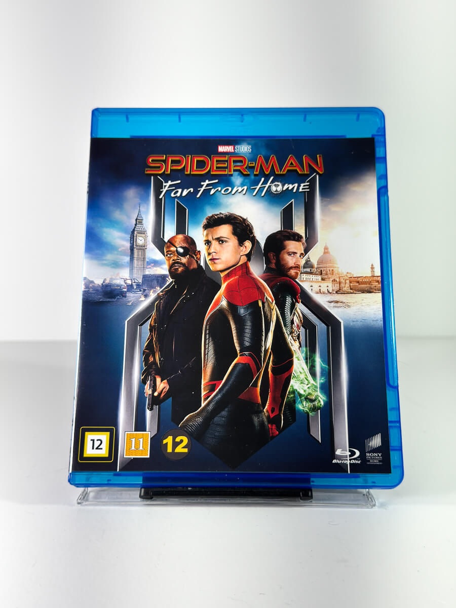 Forside av cover til Spider-Man: Far from Home på Blu-ray