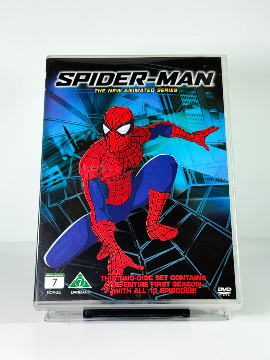 Forside av cover til Spider-Man – The New Animated Series, bruktfilm hos nettbutikken Brukbar Film
