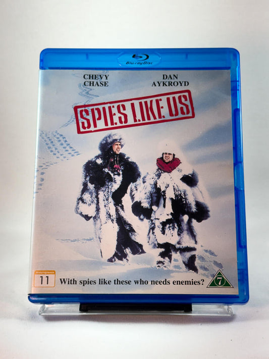 Forside av Blu-ray-cover til Spies Like Us, bruktfilm hos nettbutikken Brukbar Film