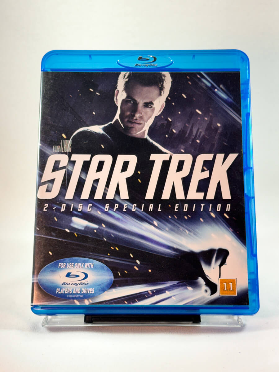 Forside av cover til Star Trek, brukt Blu-ray hos Brukbar Film