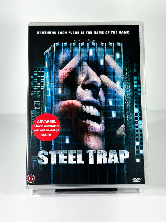 Forside av cover til Steel Trap, bruktfilm hos nettbutikken Brukbar Film