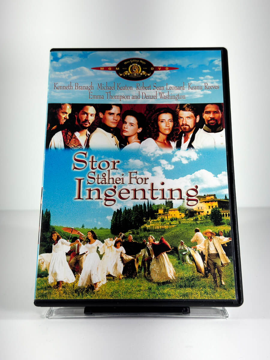 Forside av cover til Stor ståhei for ingenting på DVD