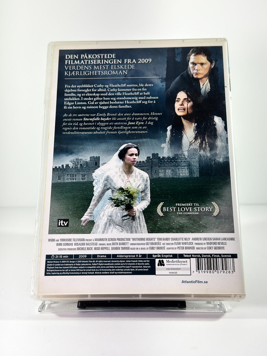 Bakside av cover til Stormfulle høyder – Wuthering Heights på DVD
