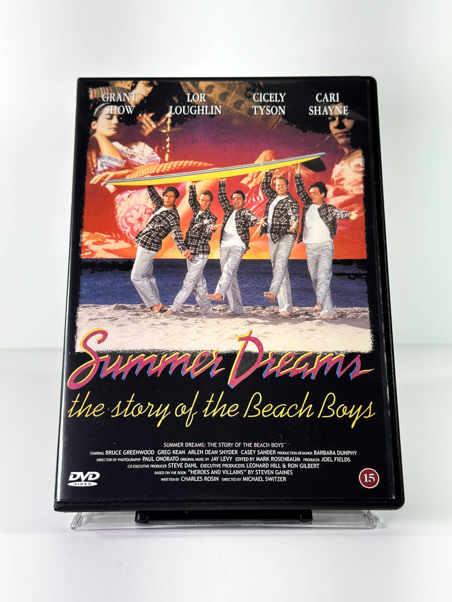 Forside av cover til Summer Dreams: The Story of the Beach Boys, bruktfilm hos nettbutikken Brukbar Film
