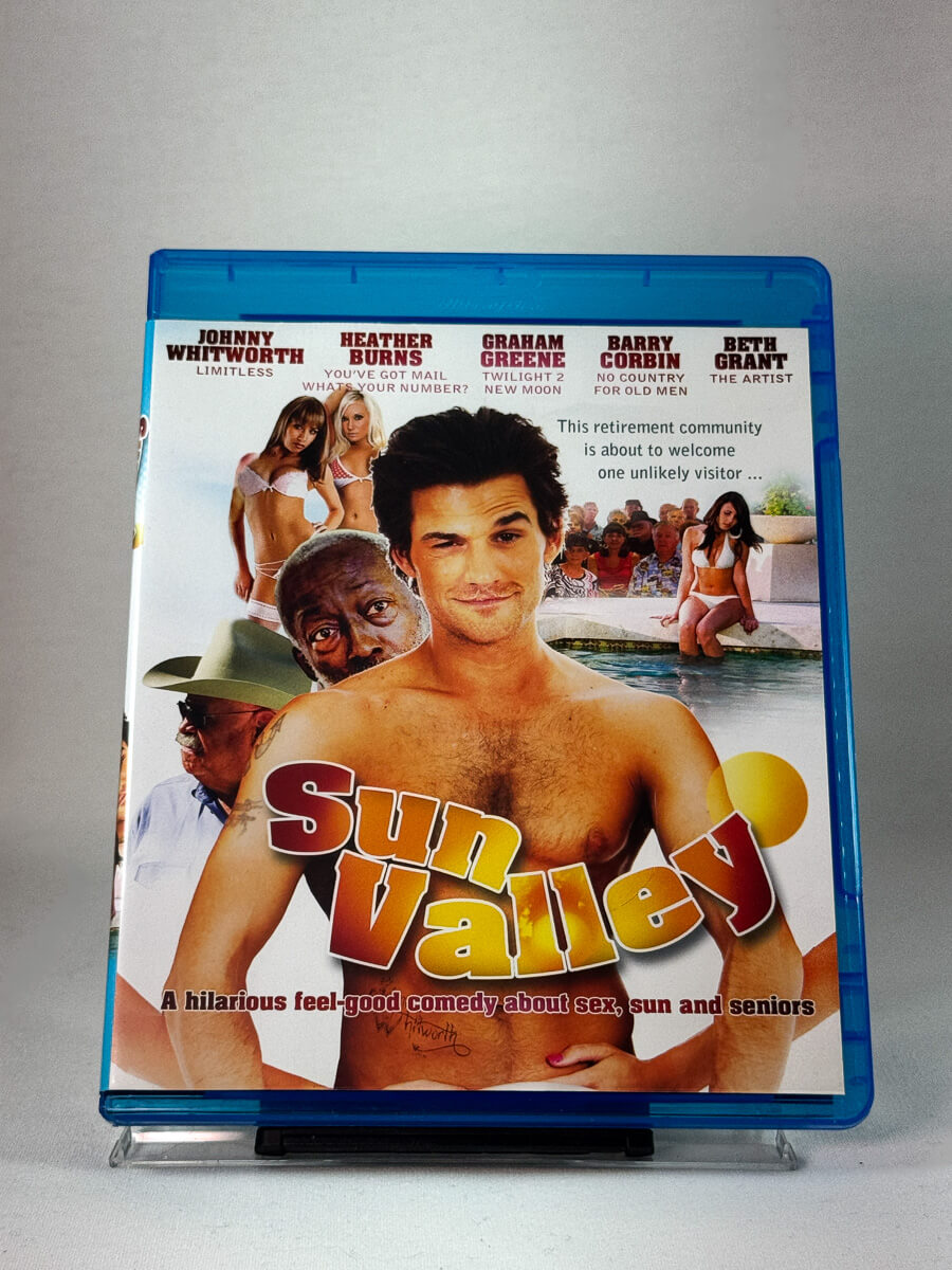 Forside av Blu-ray-cover til Sun Valley, brukt Blu-ray hos Brukbar Film