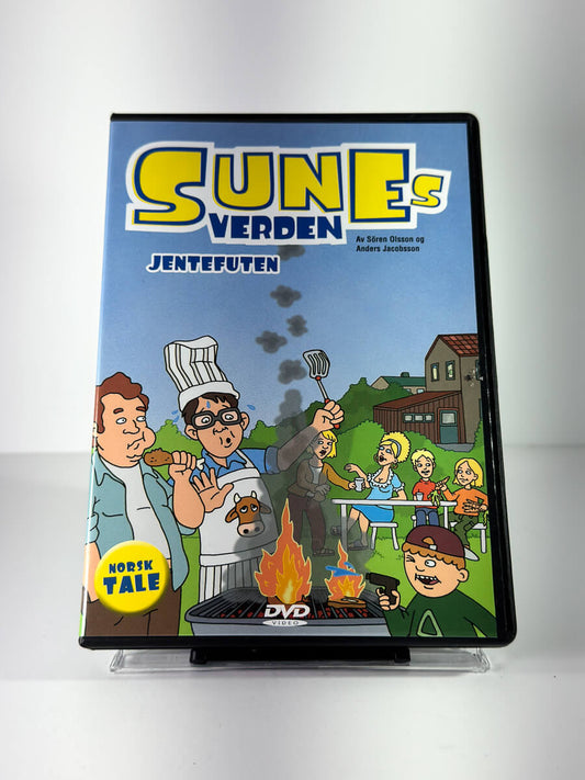 Forside av cover til Sunes verden: Jentefuten på DVD