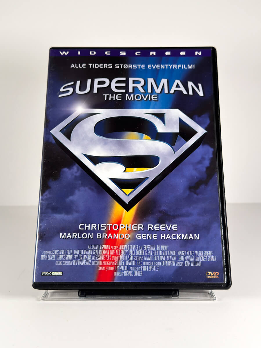 Forside av cover til Superman: The Movie på DVD