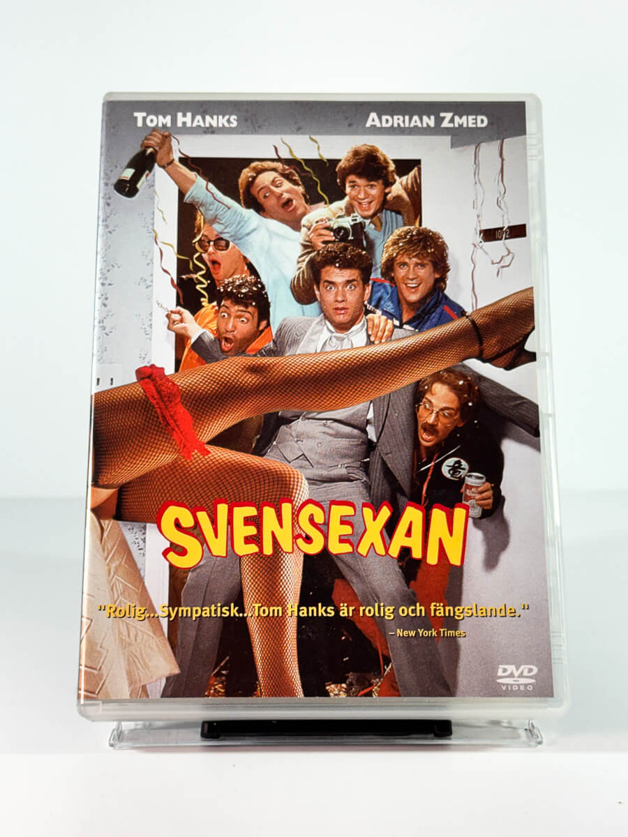 Forside av cover til svensexan, bruktfilm hos nettbutikken Brukbar Film
