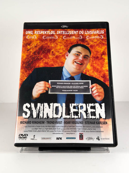 Forside av cover til Svindleren på DVD
