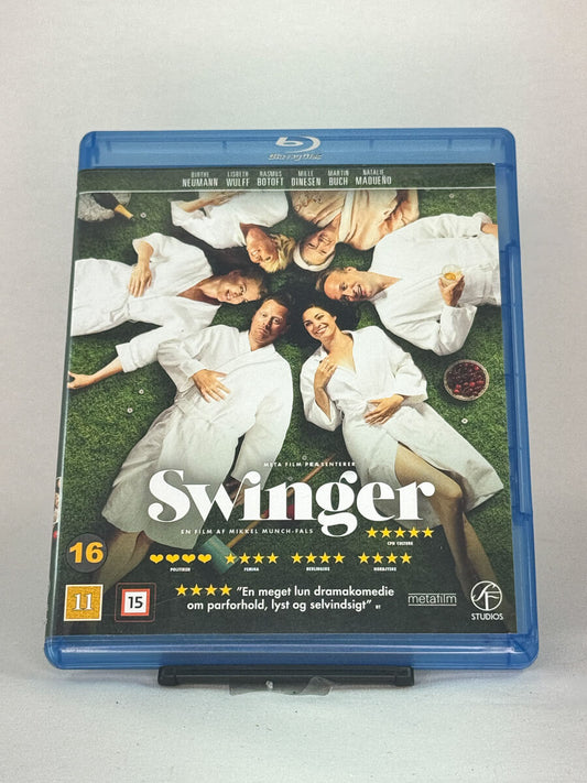 Forside av Blu-ray-cover til filmen Swinger – brukt Blu-ray-film i sjangeren dramakomedie hos Brukbar Film