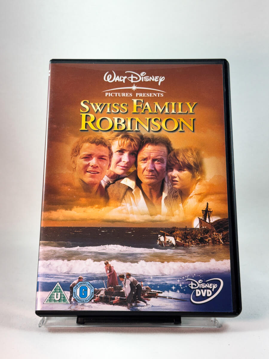 Forside av cover til Swiss Family Robinson, bruktfilm hos nettbutikken Brukbar Film