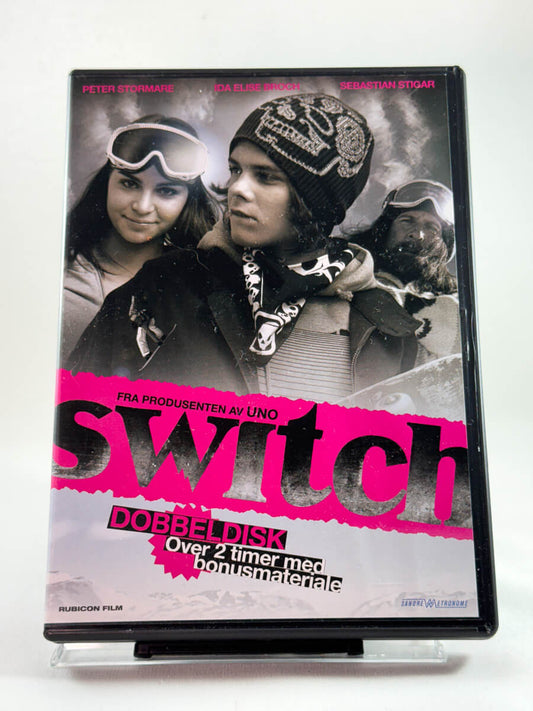 Forside av filmcover til Switch, brukt norsk ungdomsfilm på DVD hos Brukbar Film