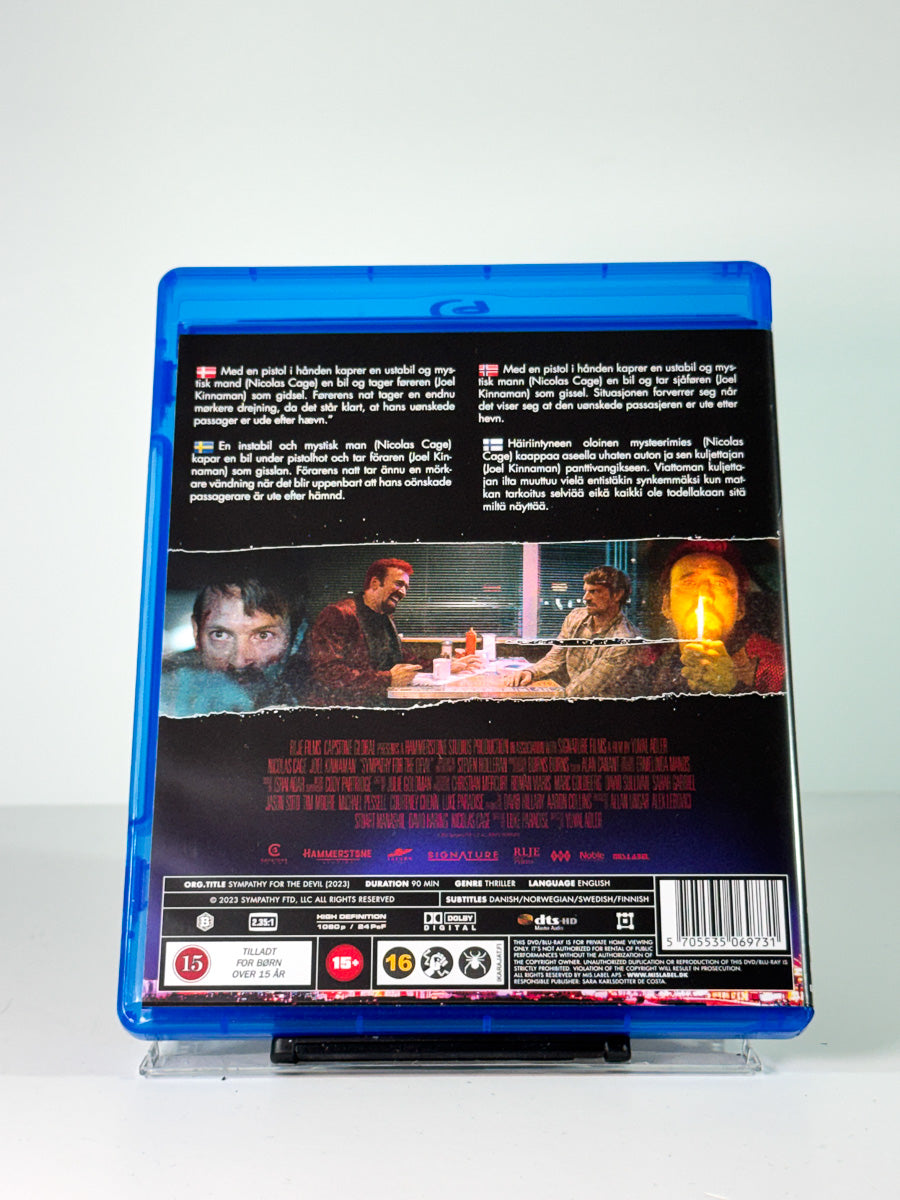 Bakside av cover til Sympathy for the Devil på Blu-ray