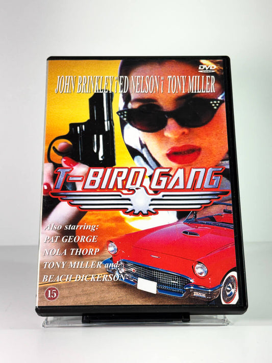 Forside av cover til T-Bird Gang, bruktfilm hos nettbutikken Brukbar Film