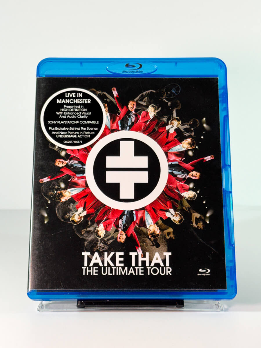 Forside av cover til Take That: The Ultimate Tour på Blu-ray